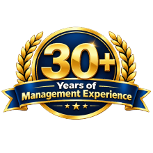 30+ Years of Management Experience