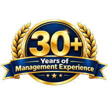 30+ Years of Management Experience